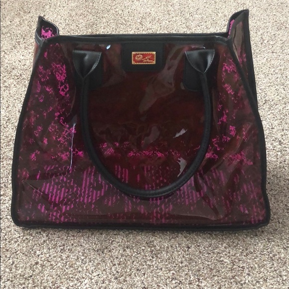 betsey johnson clear bag
